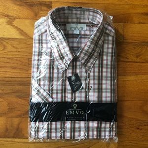 NWT checkered short sleeve shirt 17